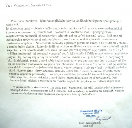 MŠ Gemerská, Vlčince III, Žilina